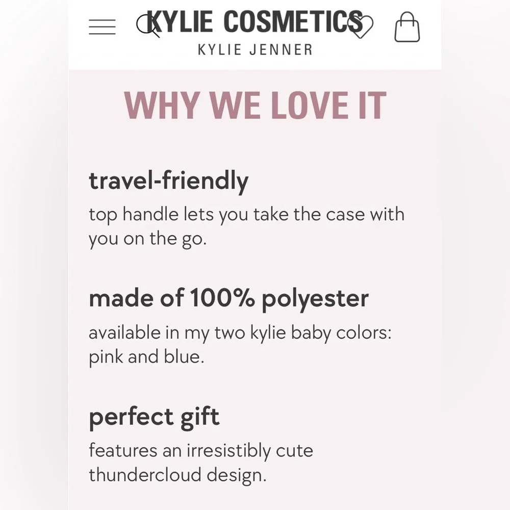 Kylie Cosmetics this charming