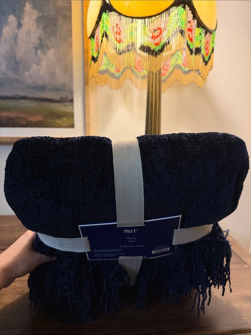 Pier 1 chenille plush