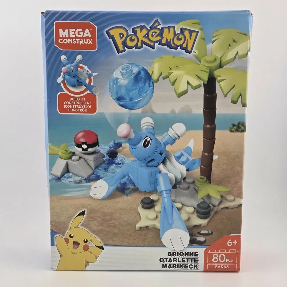 BRIONNE POKEMON MEGA CONSTRUX ACTION FIGURE SEALED SET 80pc MISB 2018 RARE