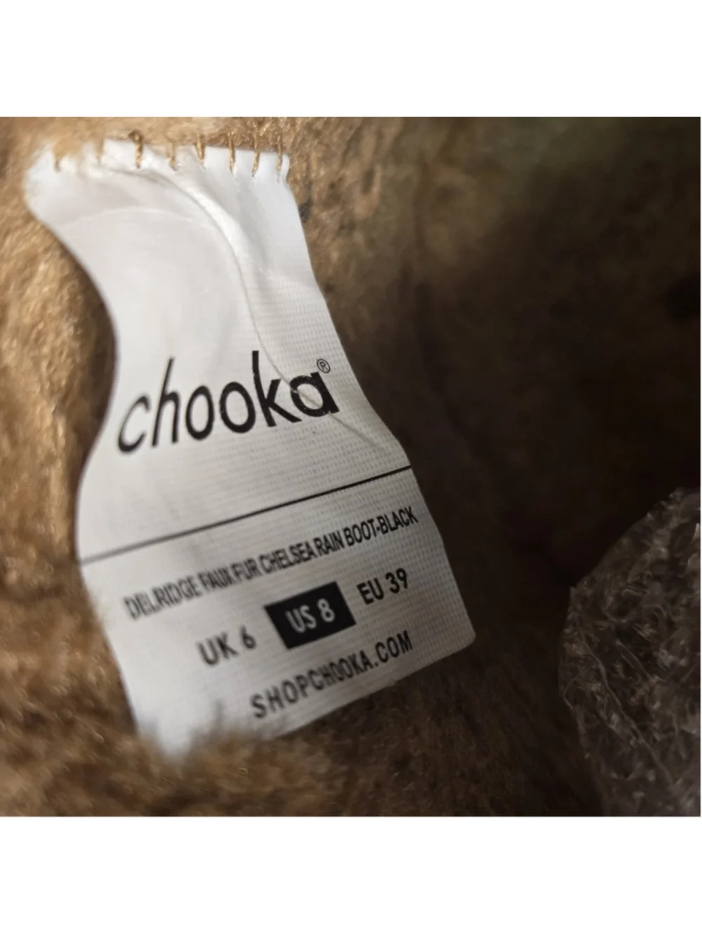 chooka delridge faux