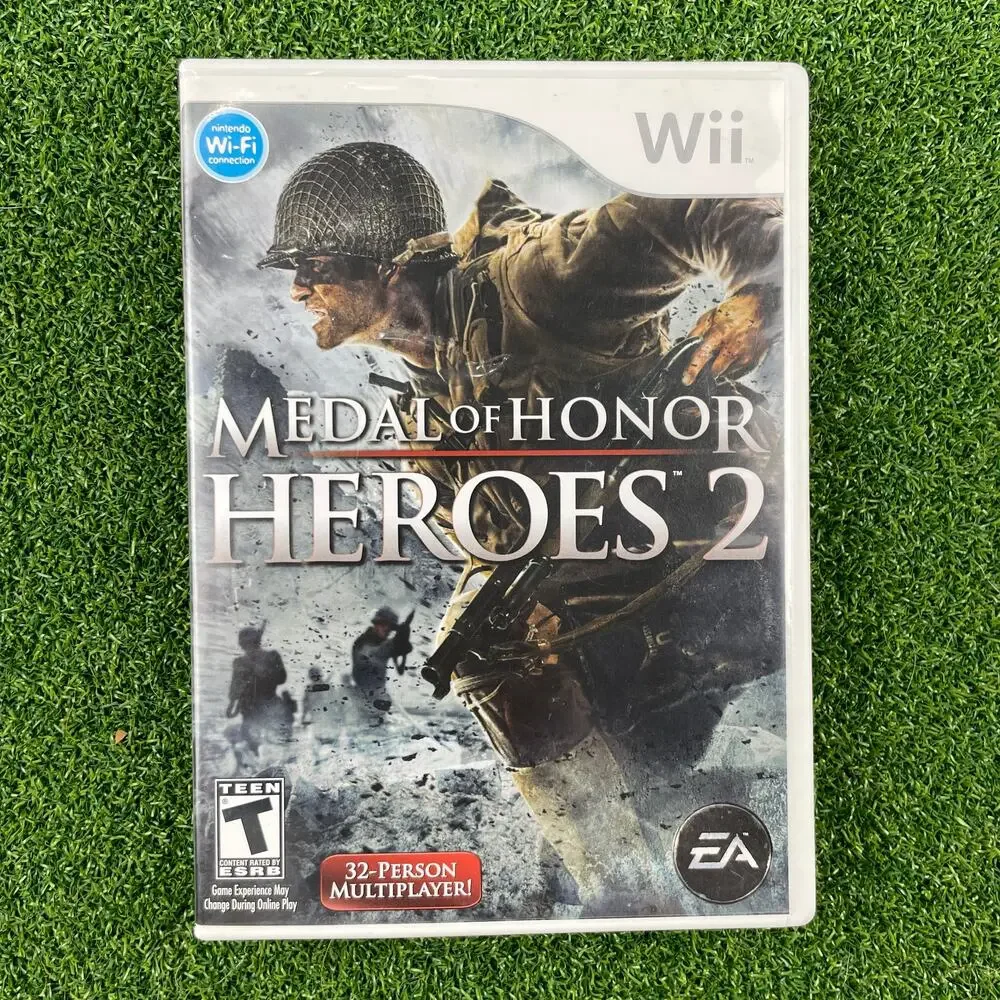 Medal of Honor: Heroes 2 (Nintendo Wii, 2007) Complete CIB