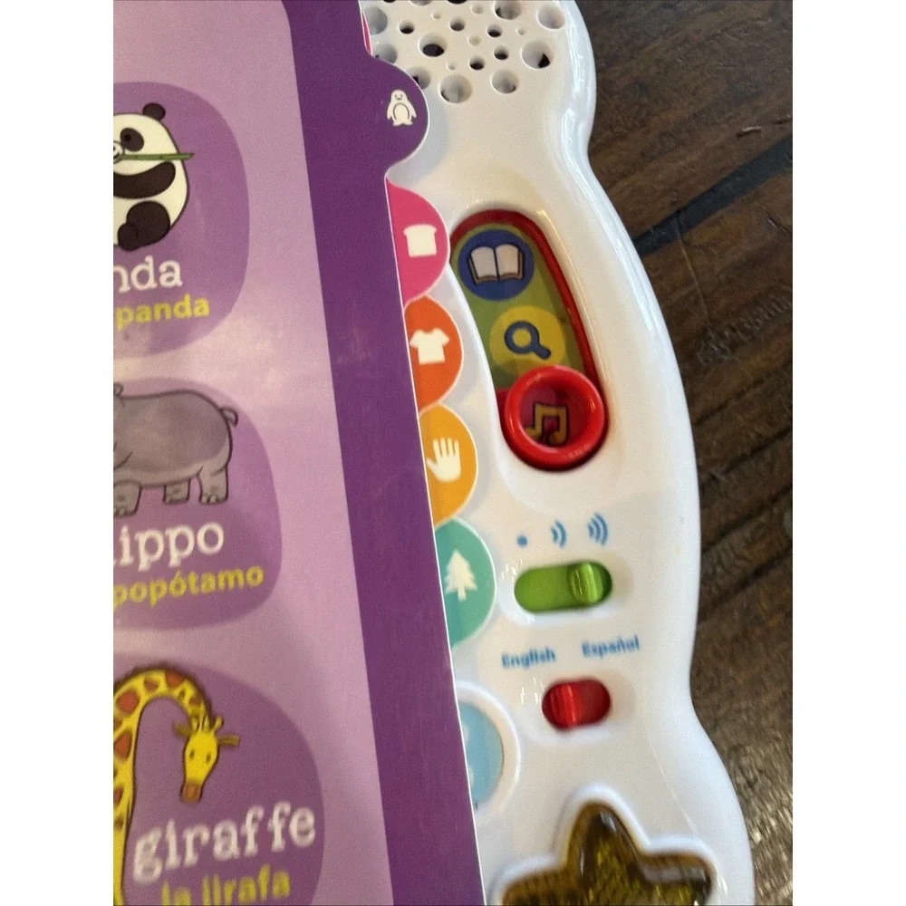 LeapFrog 100 Words & 100 Animals Interactive Learning Books Tested Lot 2