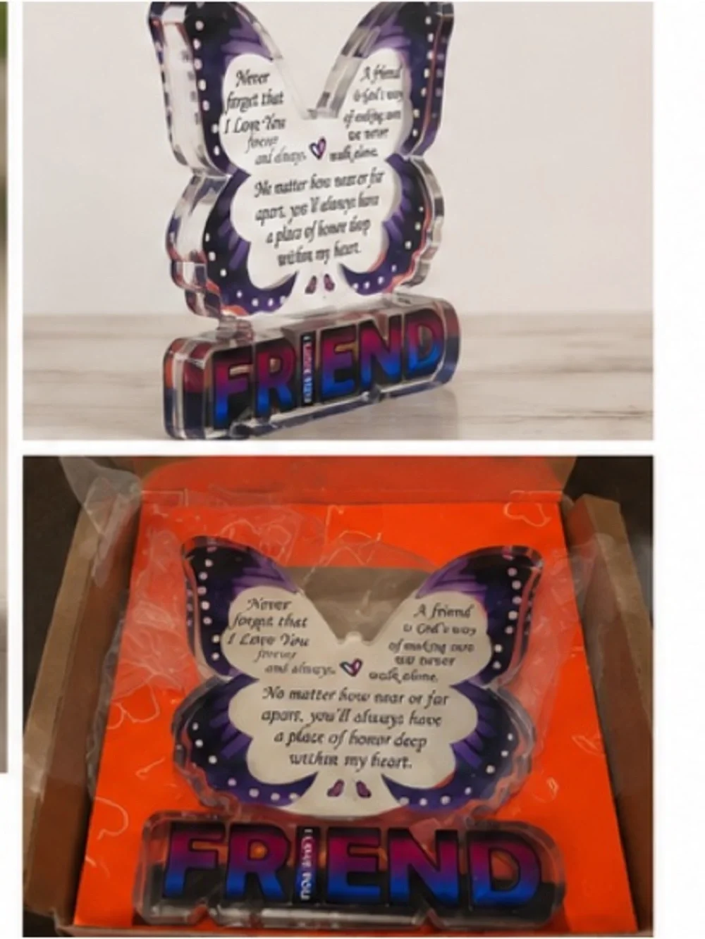 Beach Store acrylic butterfly