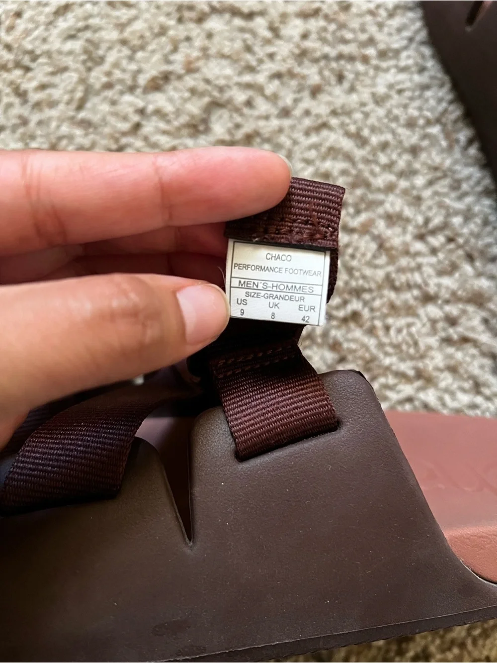 Chaco slide sandals