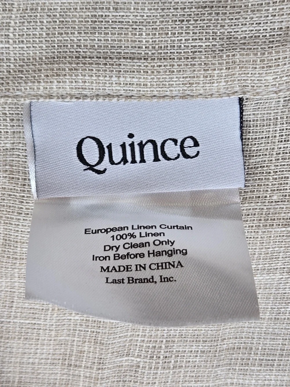 Quince includes 48x108