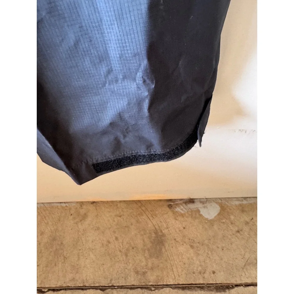 The North Face HyVent DT Black Waterproof Ripstop Rain Pants XL Full Side Zip