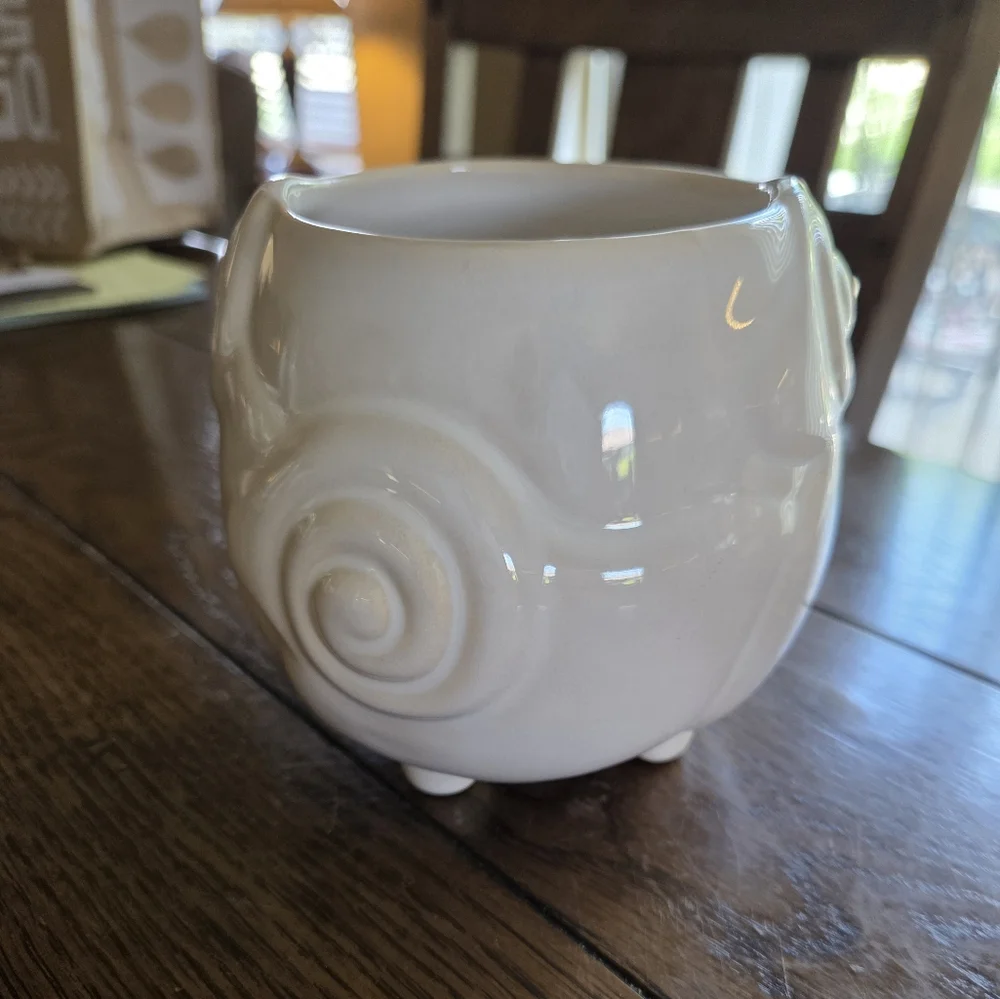 West Elm stoneware rams head