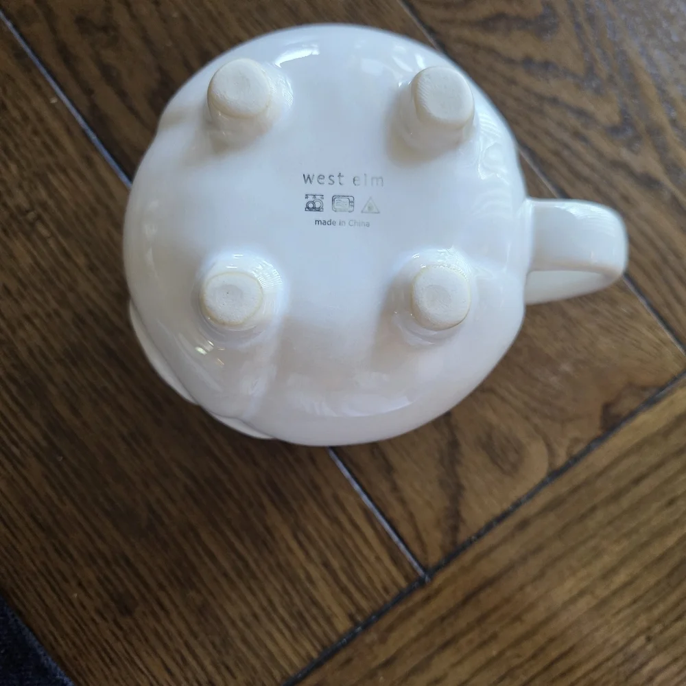 West Elm elm footed mug