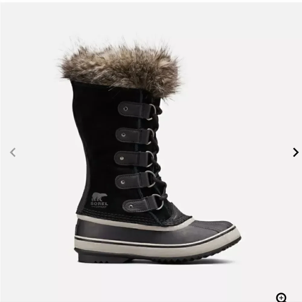 Sorel Women’s Joan of Arctic Boot Black Quarry size 6 NWOT