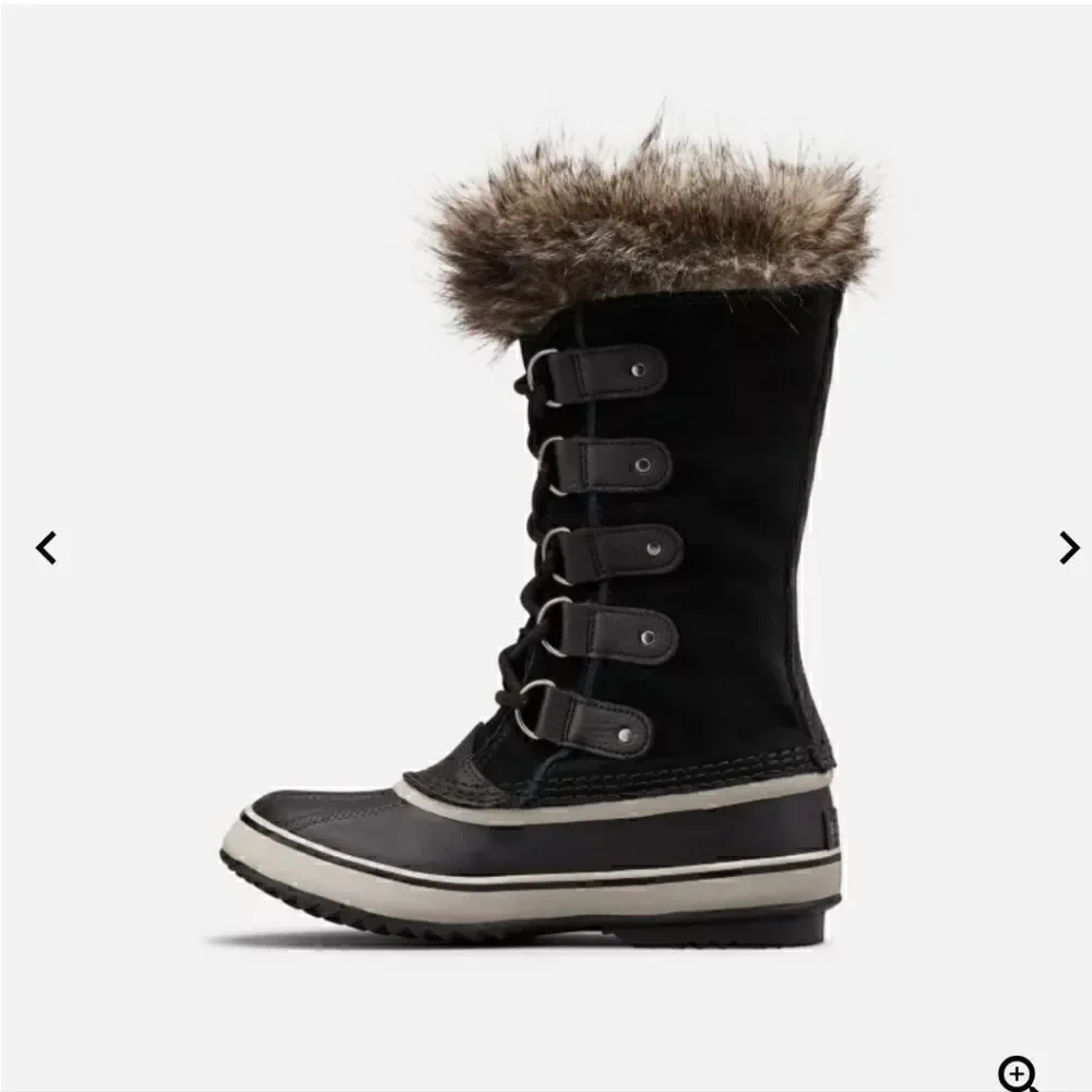 Sorel Women’s Joan of Arctic Boot Black Quarry size 6 NWOT