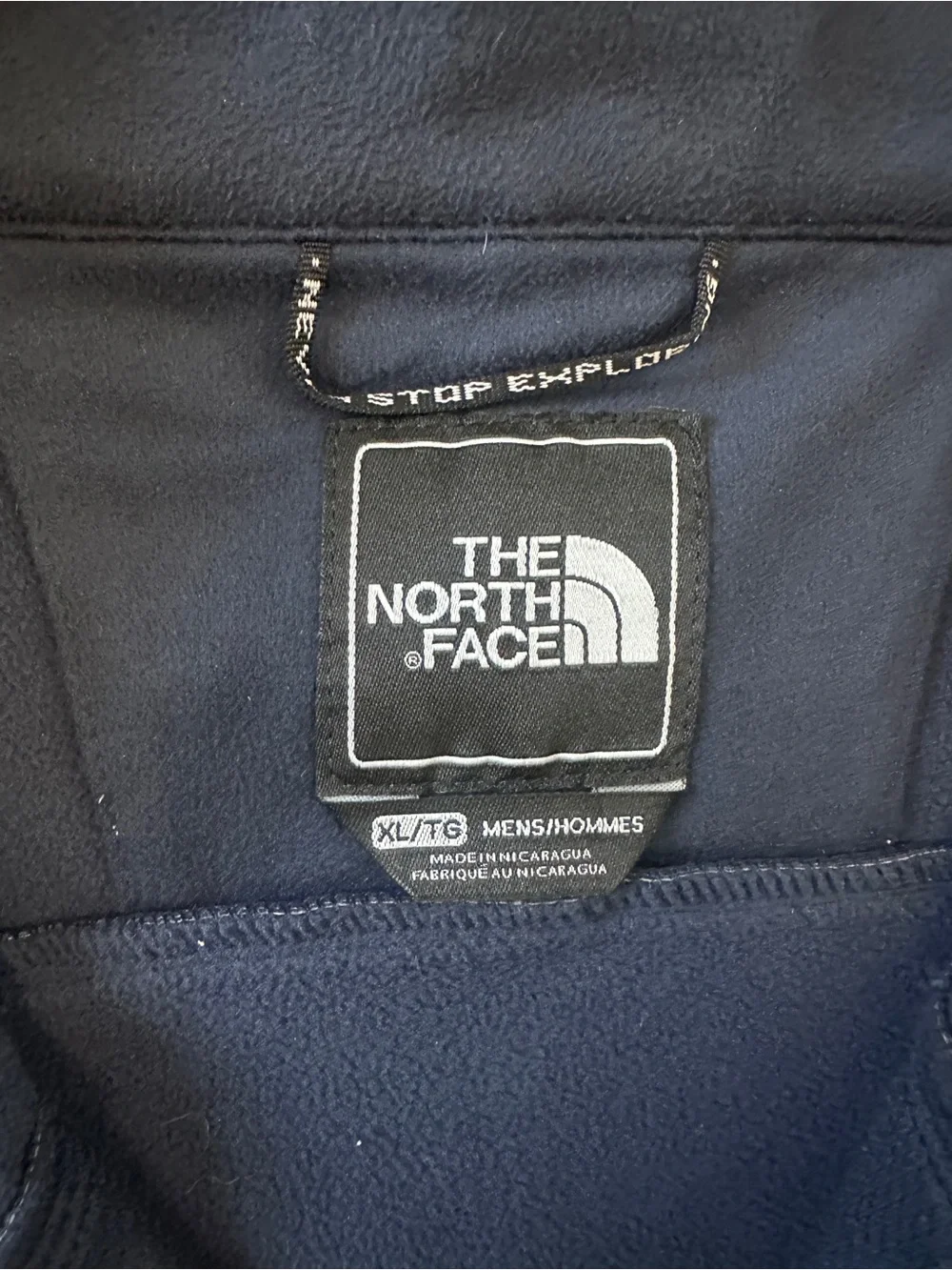 The North Face softshell fabric