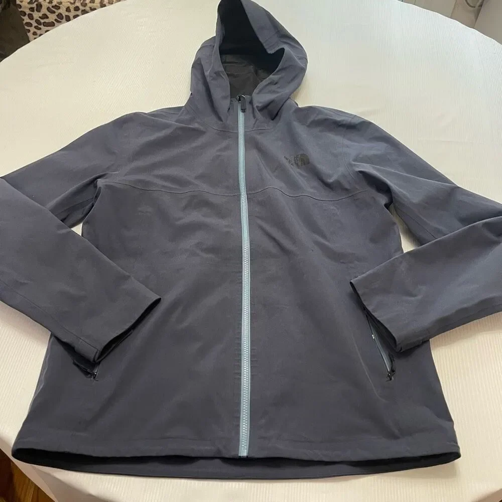 The North Face Barr Lake Men’s Navy West Basin Full Zip Windbreaker Jacket Large