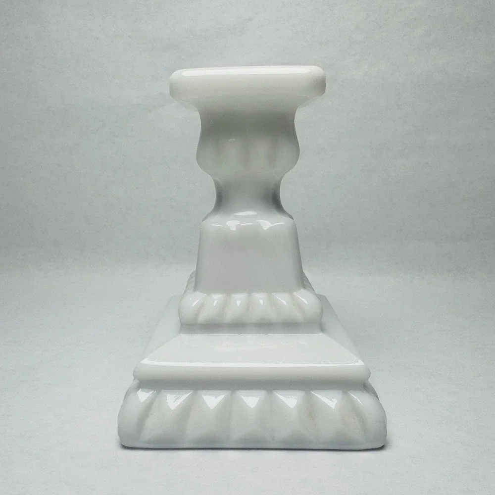 Unmarked milk glass