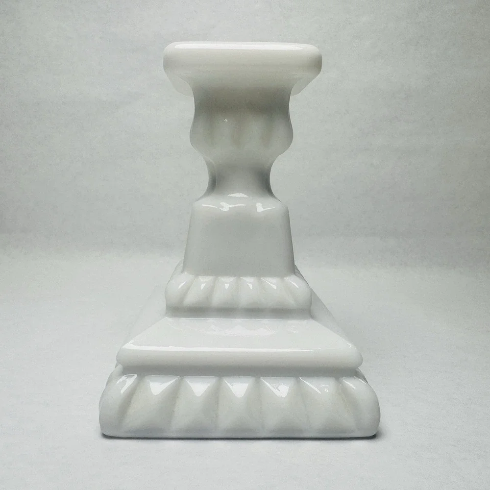 Unmarked milk glass