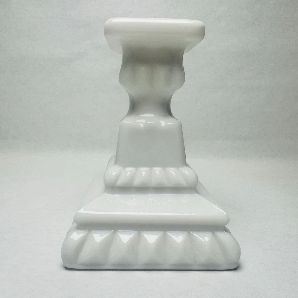 Unmarked milk glass