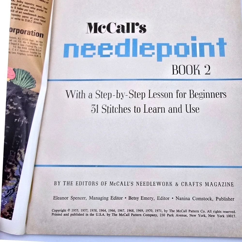 McCalls dive basics 1971–1972