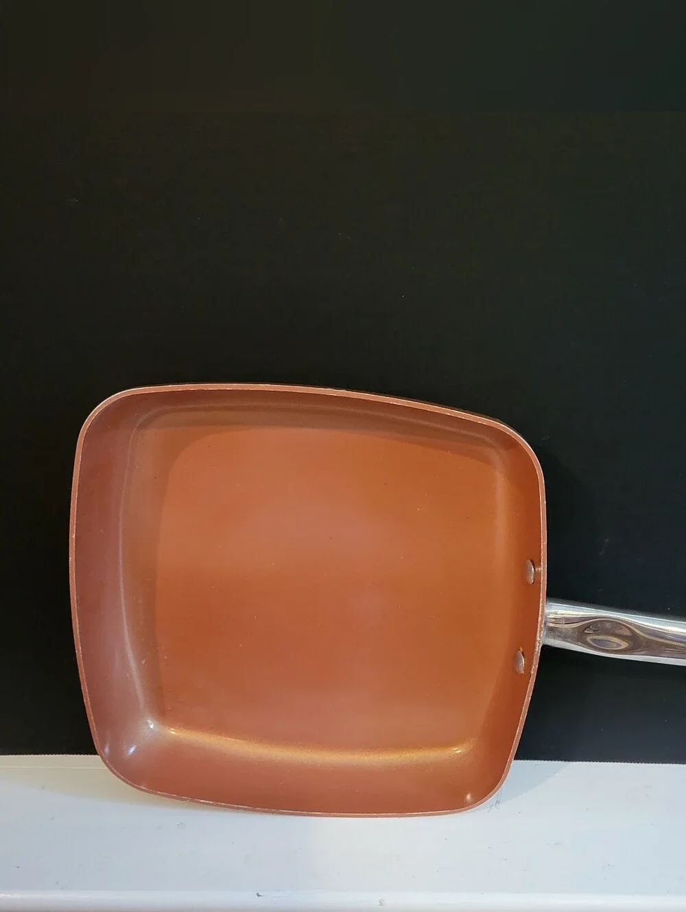 Copper Chef Square Frying Lightweight Pan Nonstick Coating 9.5