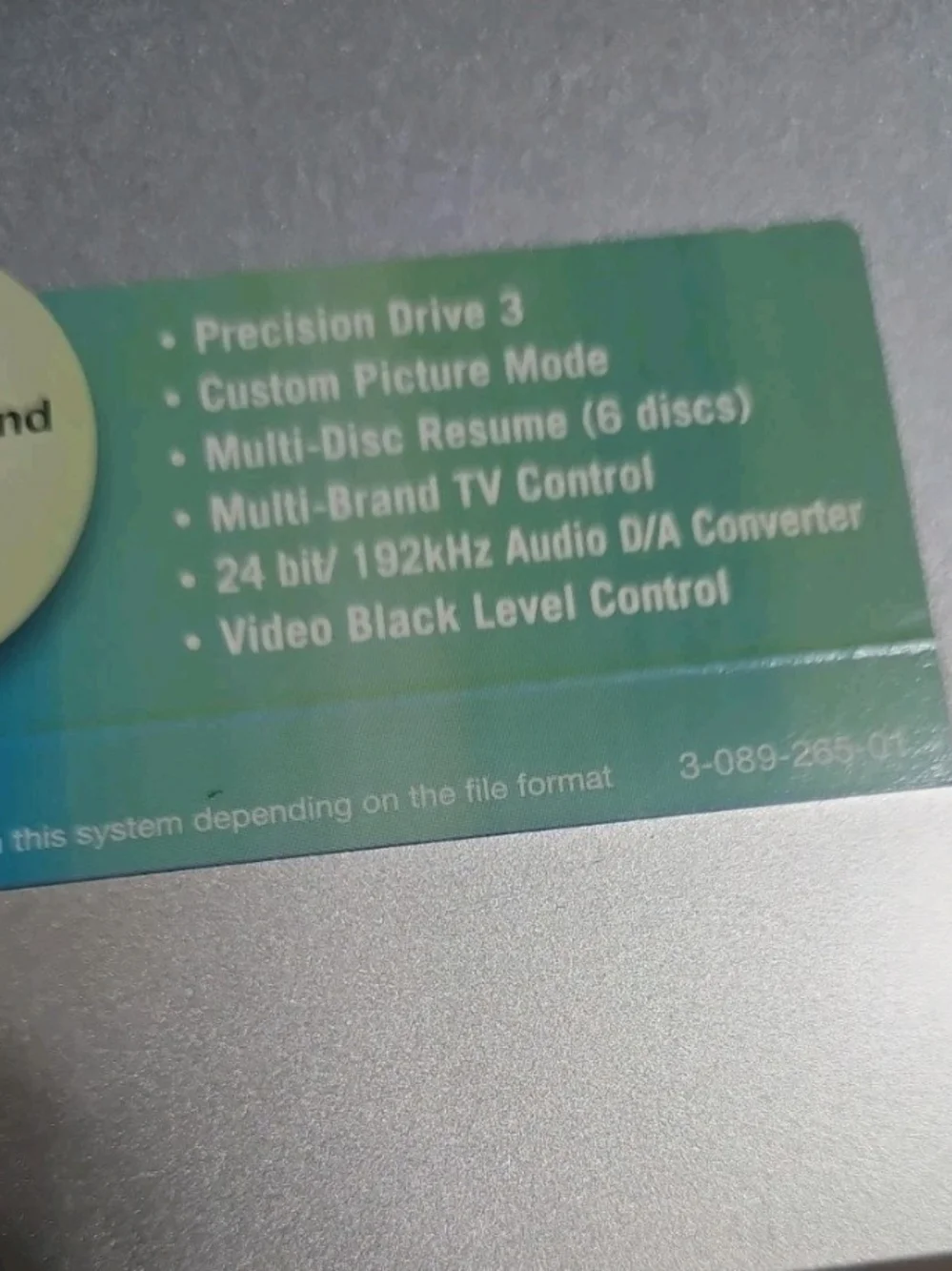Sony compact cd