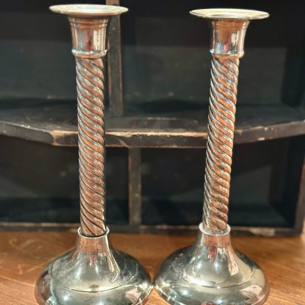 International Silver Company these candlesticks