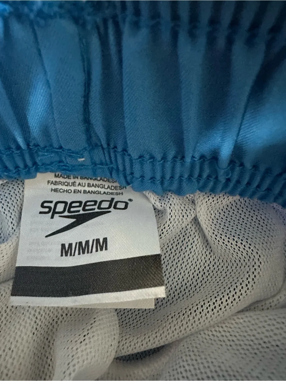 Speedo bright blue