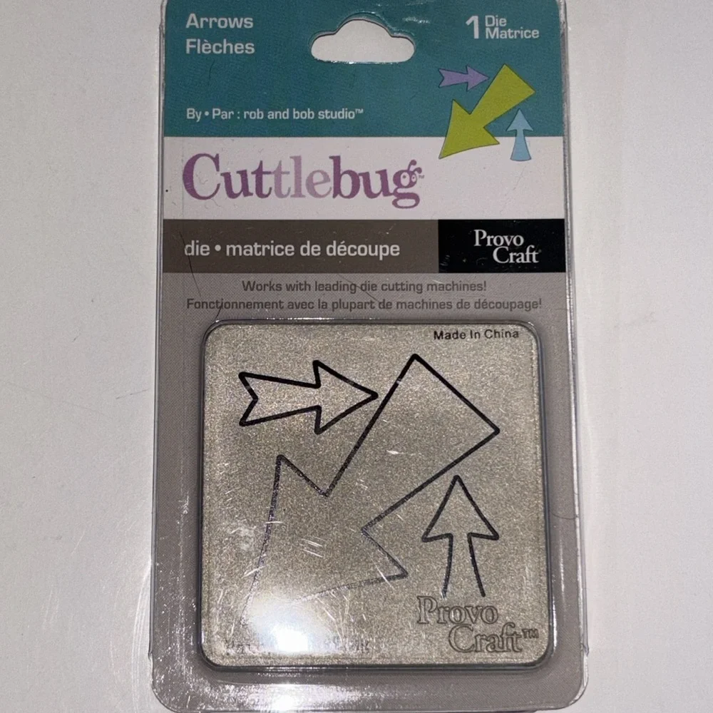 Cuttlebug Silver Die Set CUTTLEBUG NO SIGN DIE Cuttlebug SLIDERS DIES NWT