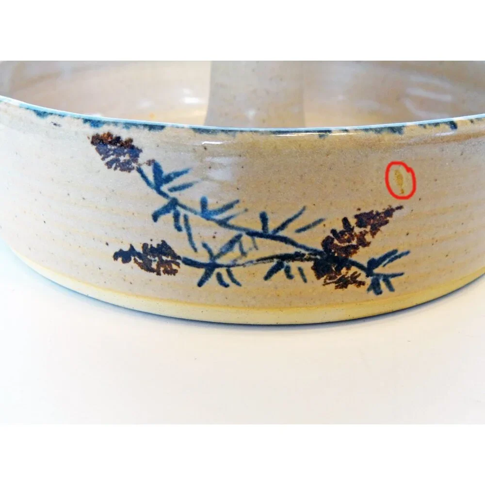 Artisan ceramic chicken