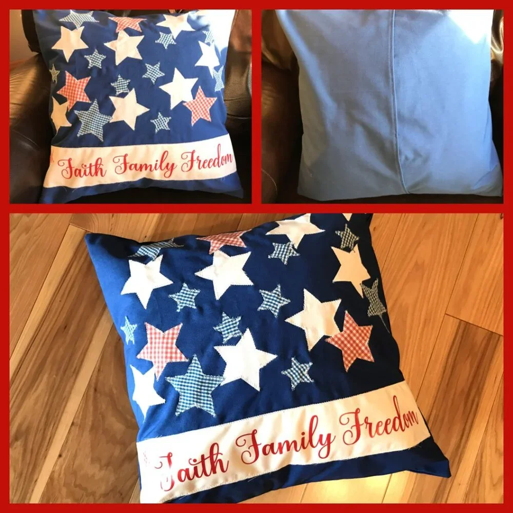 Handmade patchwork patriotic