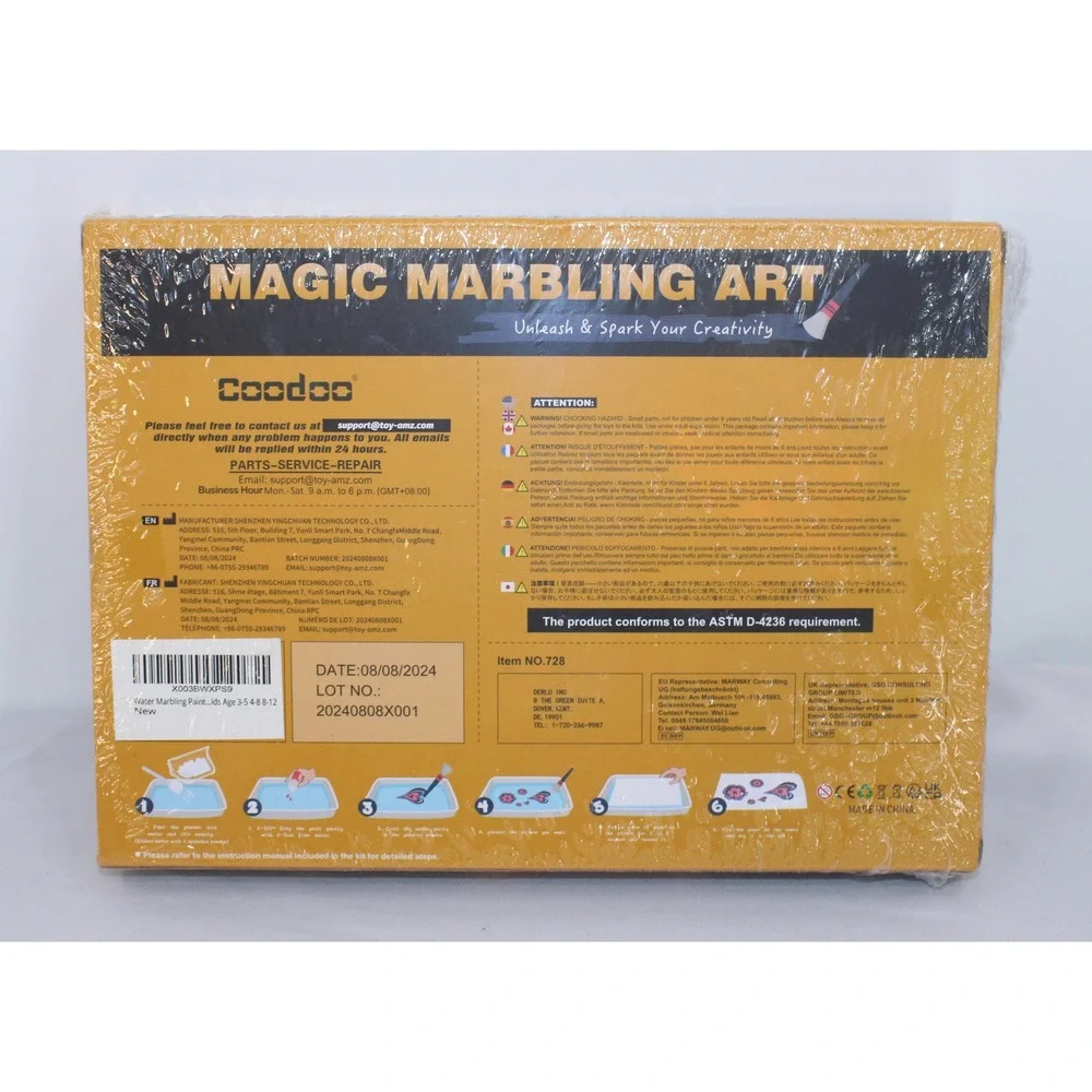 Coodoo magic marbling