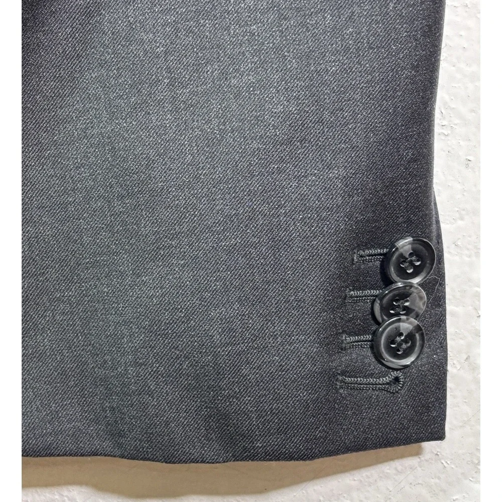 charcoal Suitsupply Napoli blazer‎ jacket sport suit coat italian fabric 42S