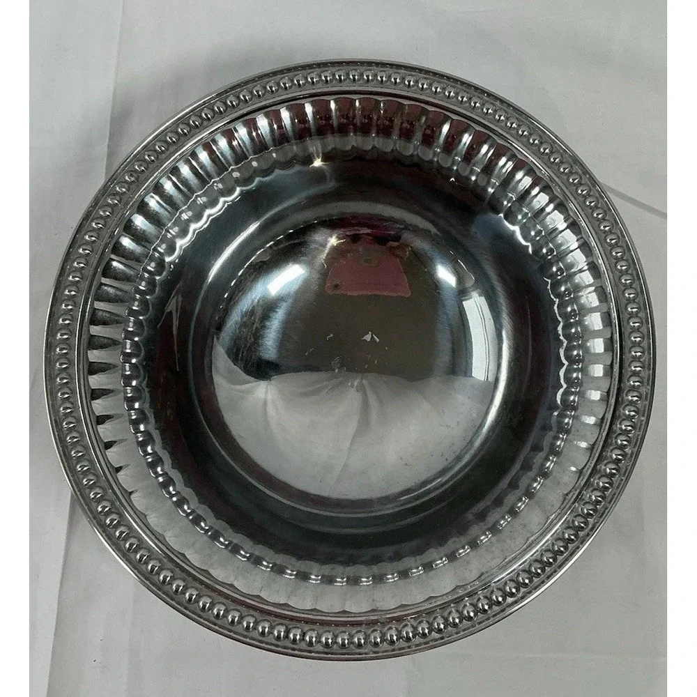 LARGE WILTON‎ ARMETALE SILVER TONED METAL 11.75