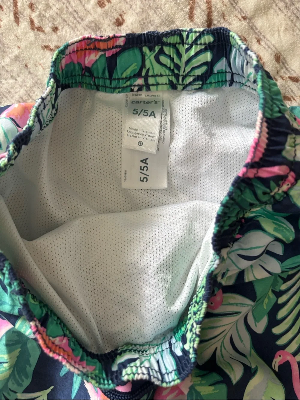 Carters navy swim