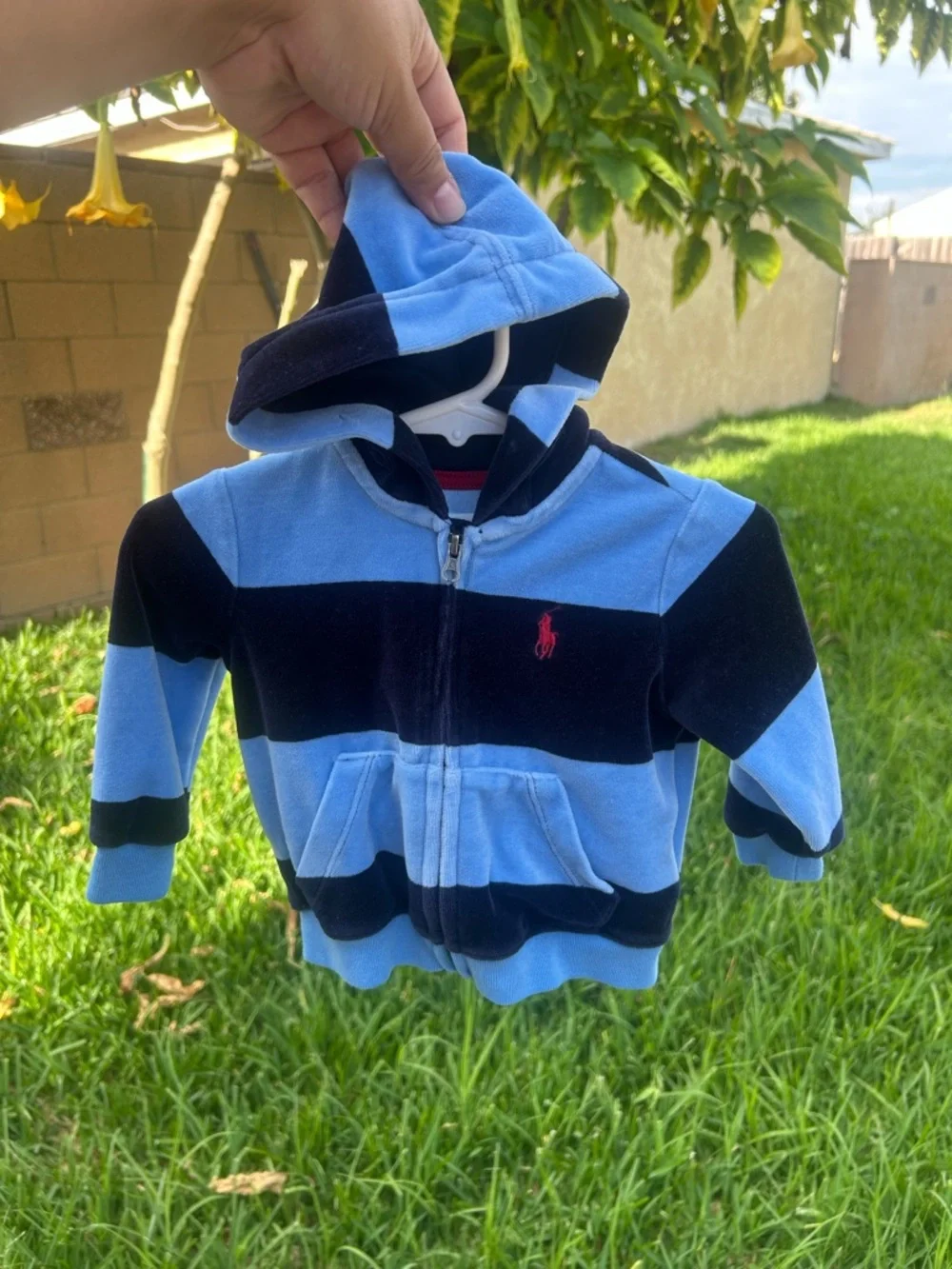 Ralph Lauren striped hooded