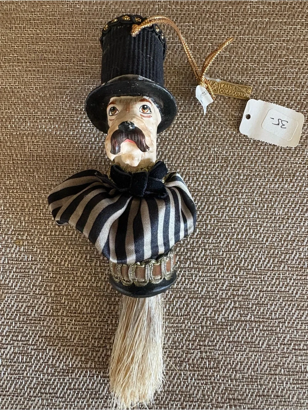 Katherine’s Collection Airedale Terrier Christmas Tree Ornament Dapper Dog NWT