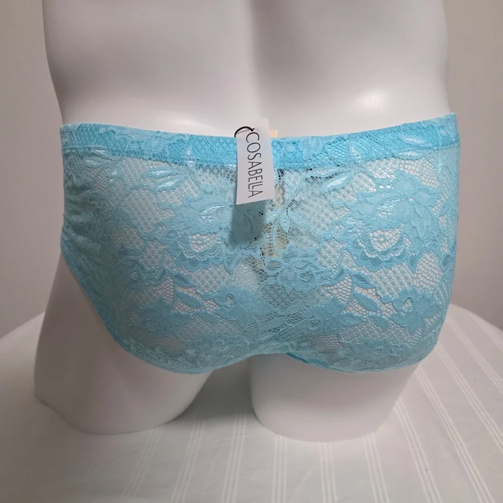 Cosabella Men Luxury Italian Floral Lace Comfort Micro Brief Designer Underwear