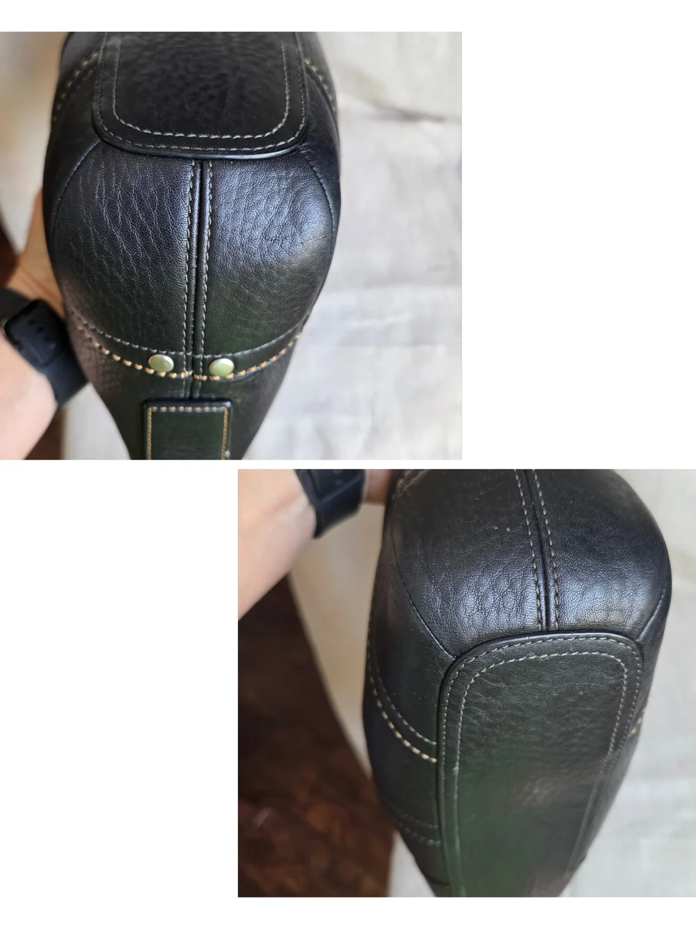 Coach vintage pebbled
