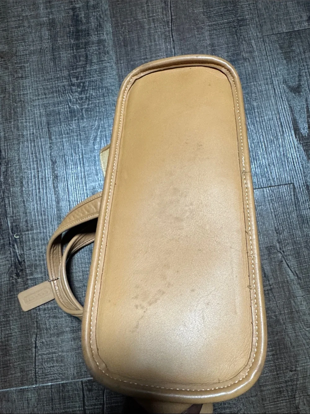 Coach tote tan