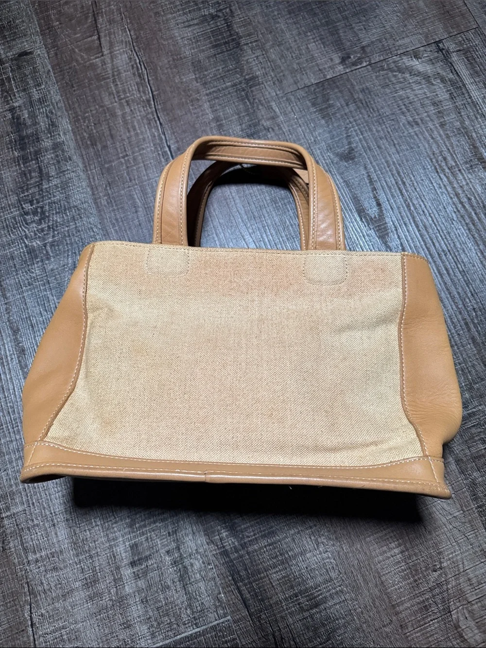 Coach tote tan