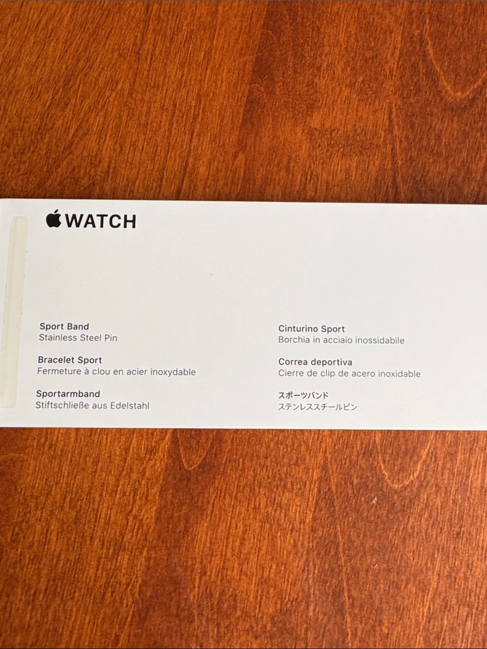 Apple genuine sport