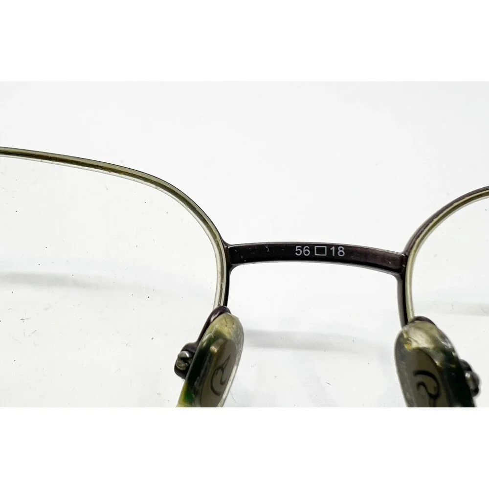 Ducks Unlimited Eyeglasses Mens Brown Semi Rimless DU-124 56-18-150