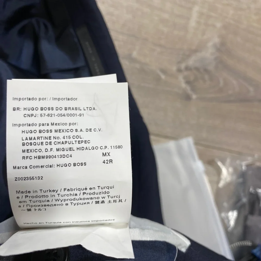 Hugo Boss jacket shows