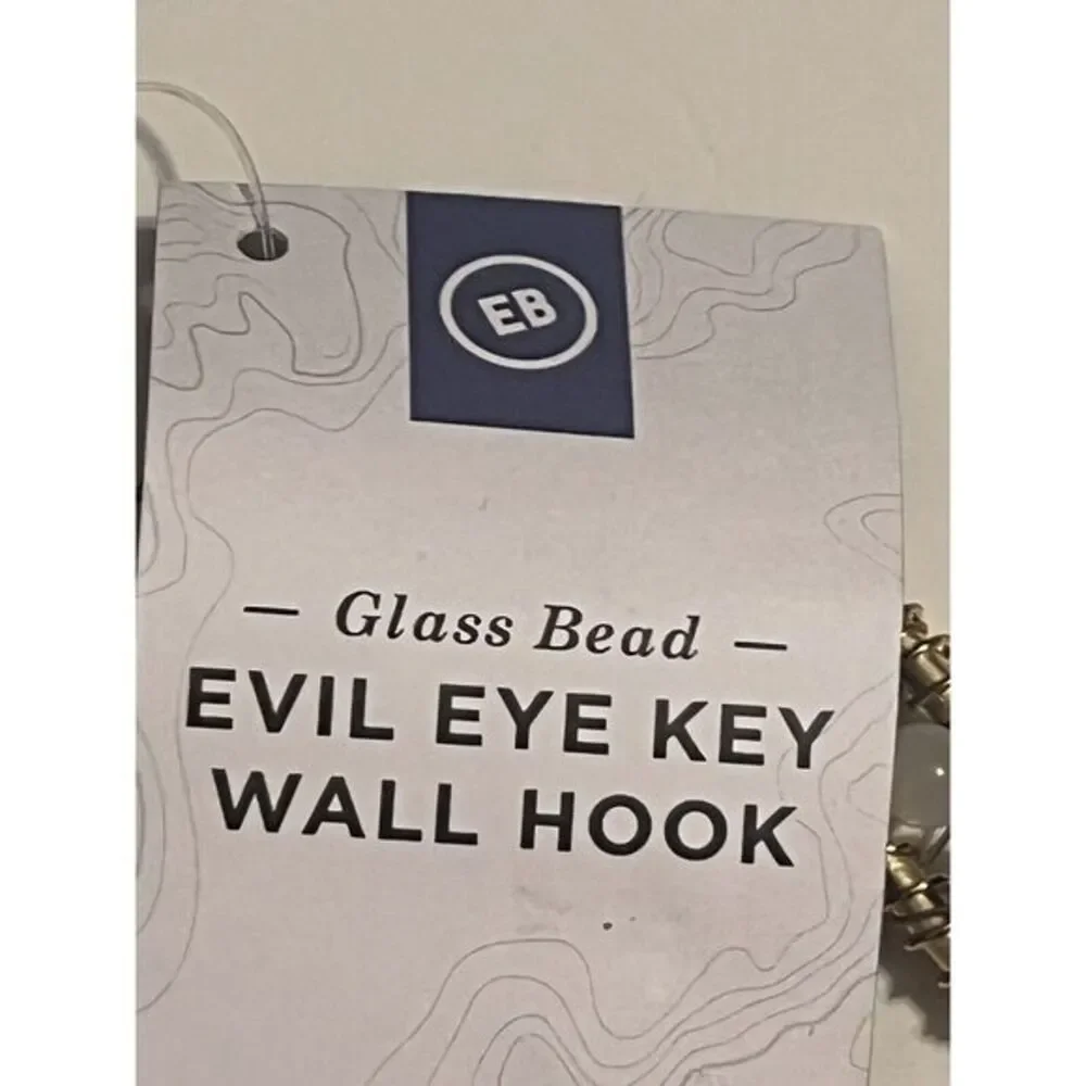 Earthbound Key Holder Hooks Wall Hanger With Evil Eye‎ Beads And More