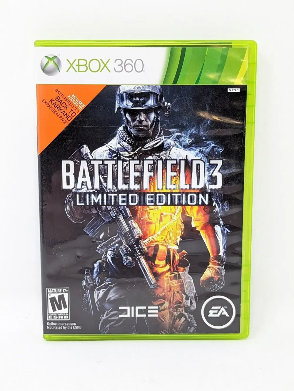 Battlefield 3 Limited Edition Xbox 360 2011 Game Complete Tested Manual