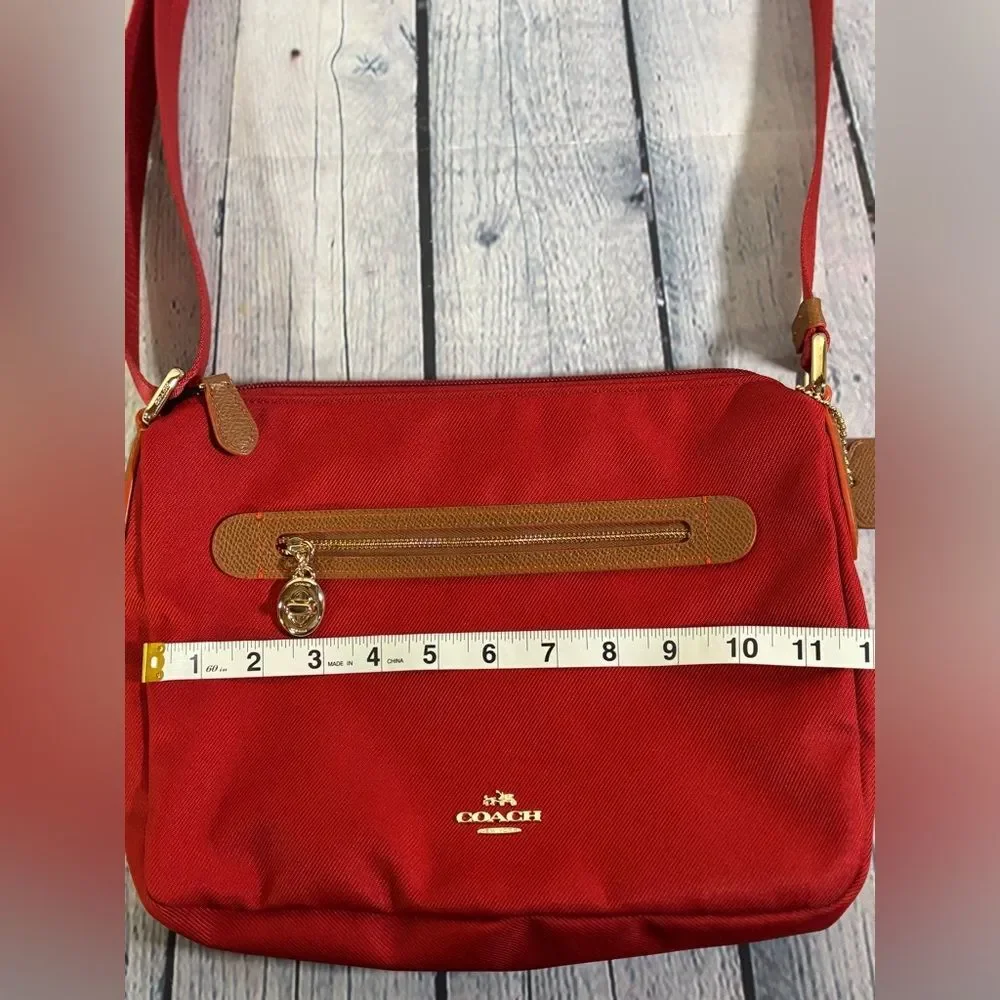 COACH Sawyer Red Crossbody