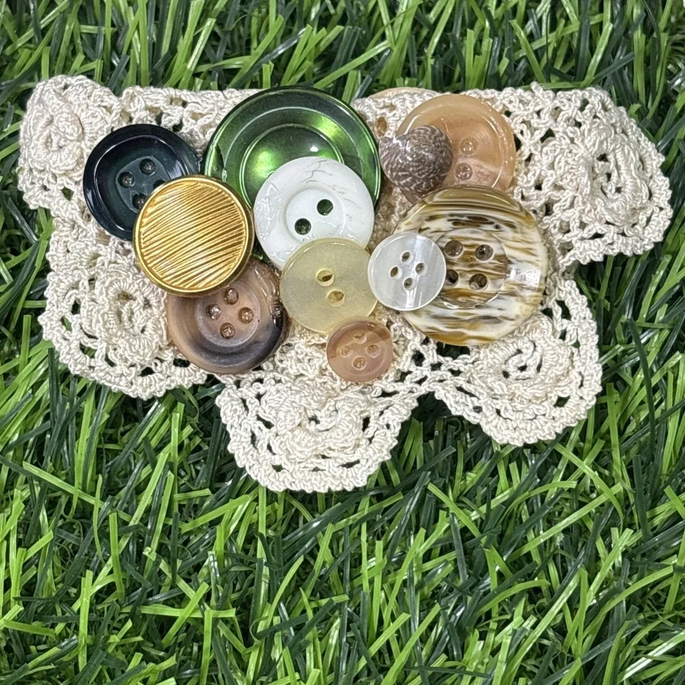 Handmade vintage button