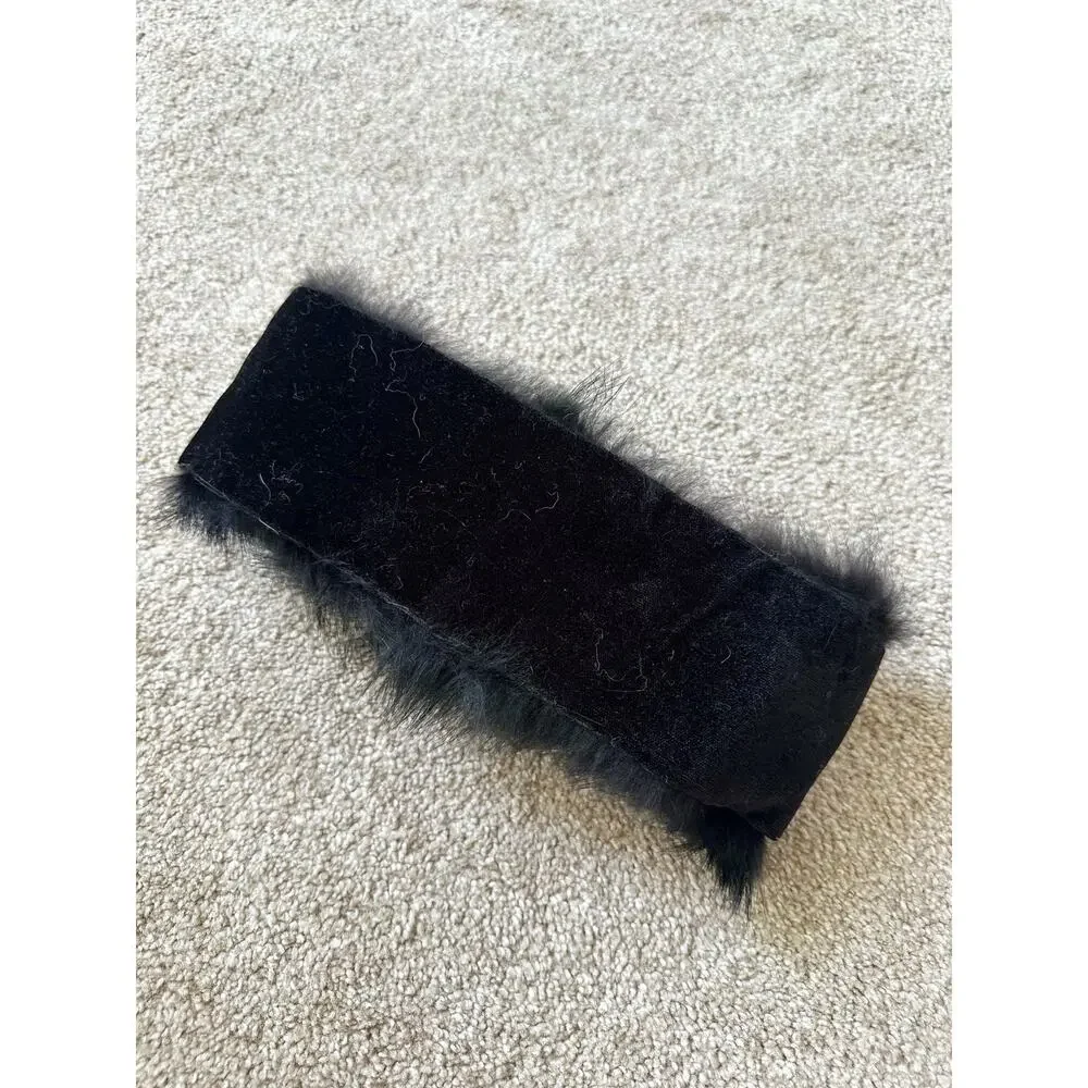 Vintage Genuine Fur Hook And Look Closure Headband
