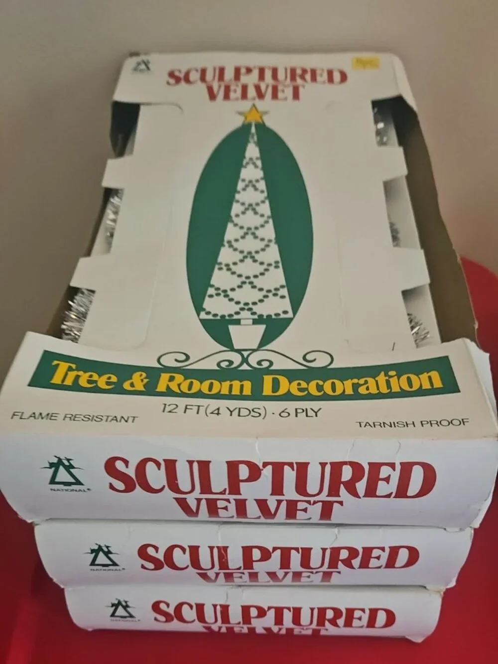 Sculptured Velvet product vintage