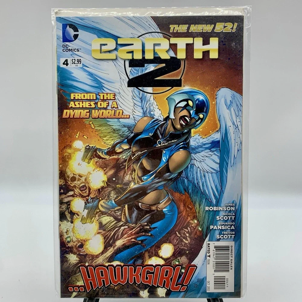 Earth‎ 2 #4 HawkGirl! From The Ashes Of A Dying World 2012 DC Bagged And Boarded