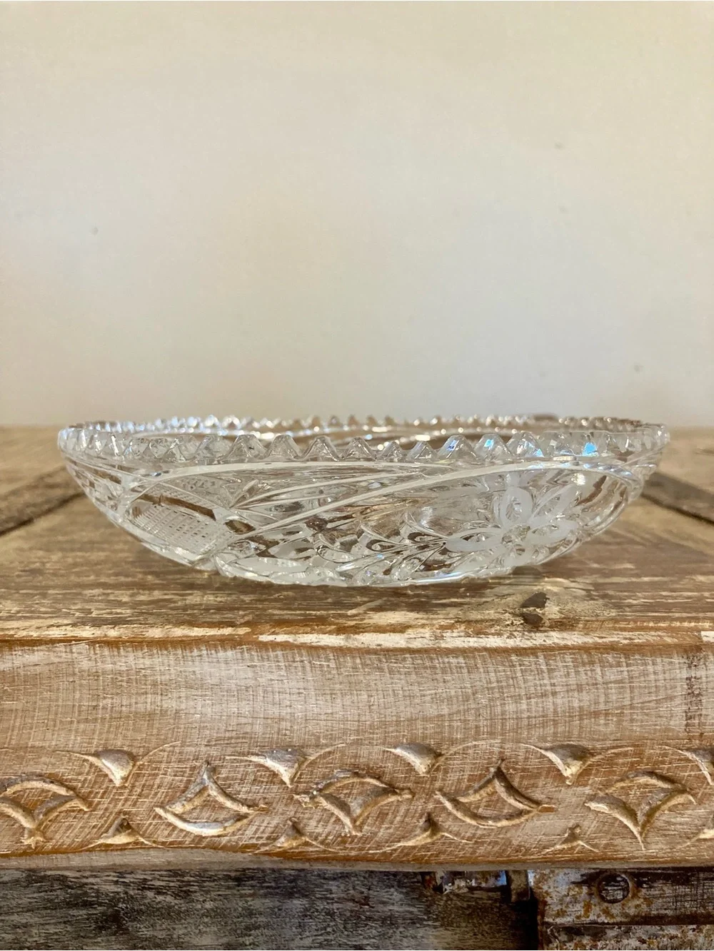 Vintage small shallow