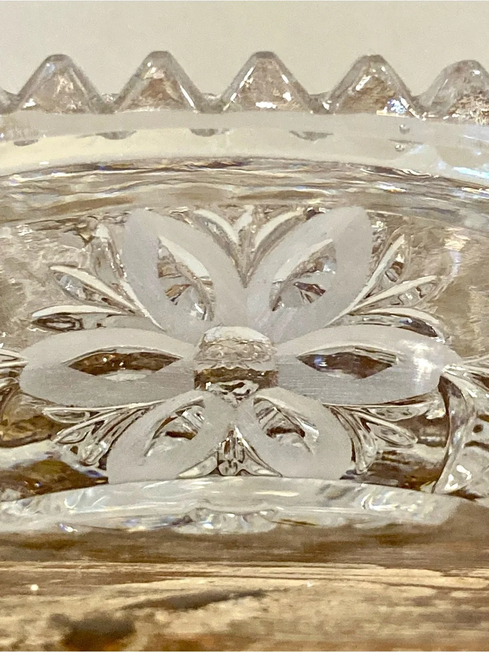 Vintage small shallow