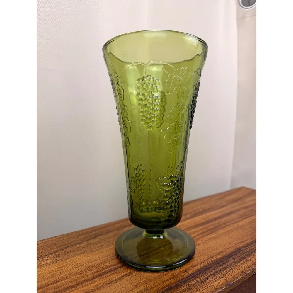 Indiana Glass vintage avocado